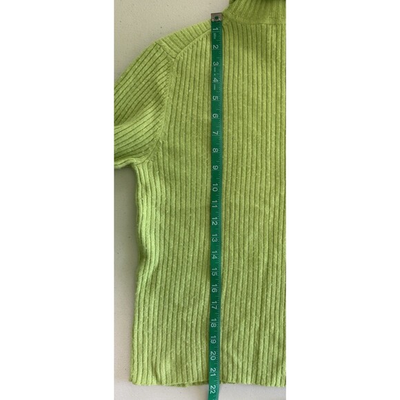 Valerie Stevens Women’s Two Ply Cashmere Turtleneck Quiet Luxury Old Money Lg - Picture 6 of 6
